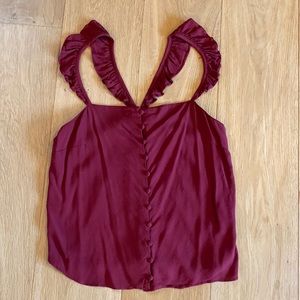 Madewell covered button tank